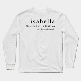 Isabella Long Sleeve T-Shirt